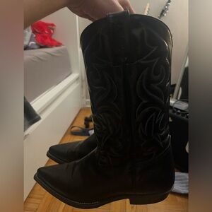 Black Western Cowboy Boots